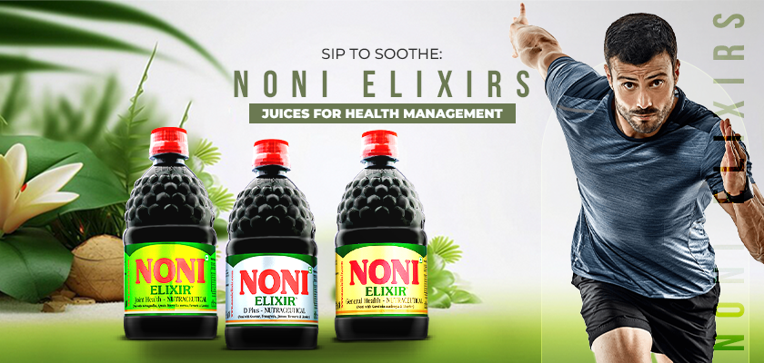 Sip to Soothe: Noni Elixirs' Juices for Health Management