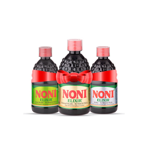 Combo Pack Of Noni Elixir (General Health + D Plus + Joint Health)