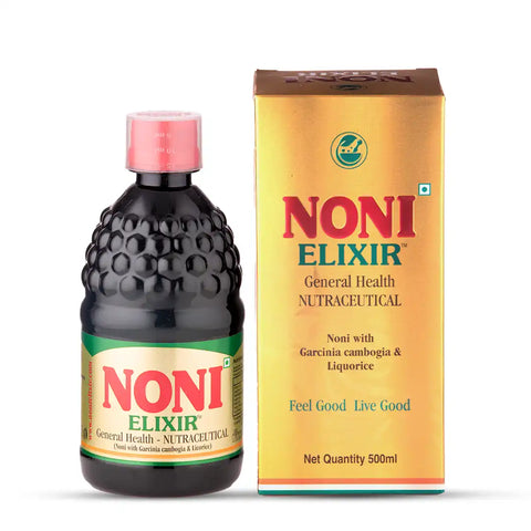 Noni Elixir - General Health Gold Healthy Juice, Immunity Booster, Natural Detoxifier Noni Juice, 500 ml - Product Package_www.nonielixir.com_1